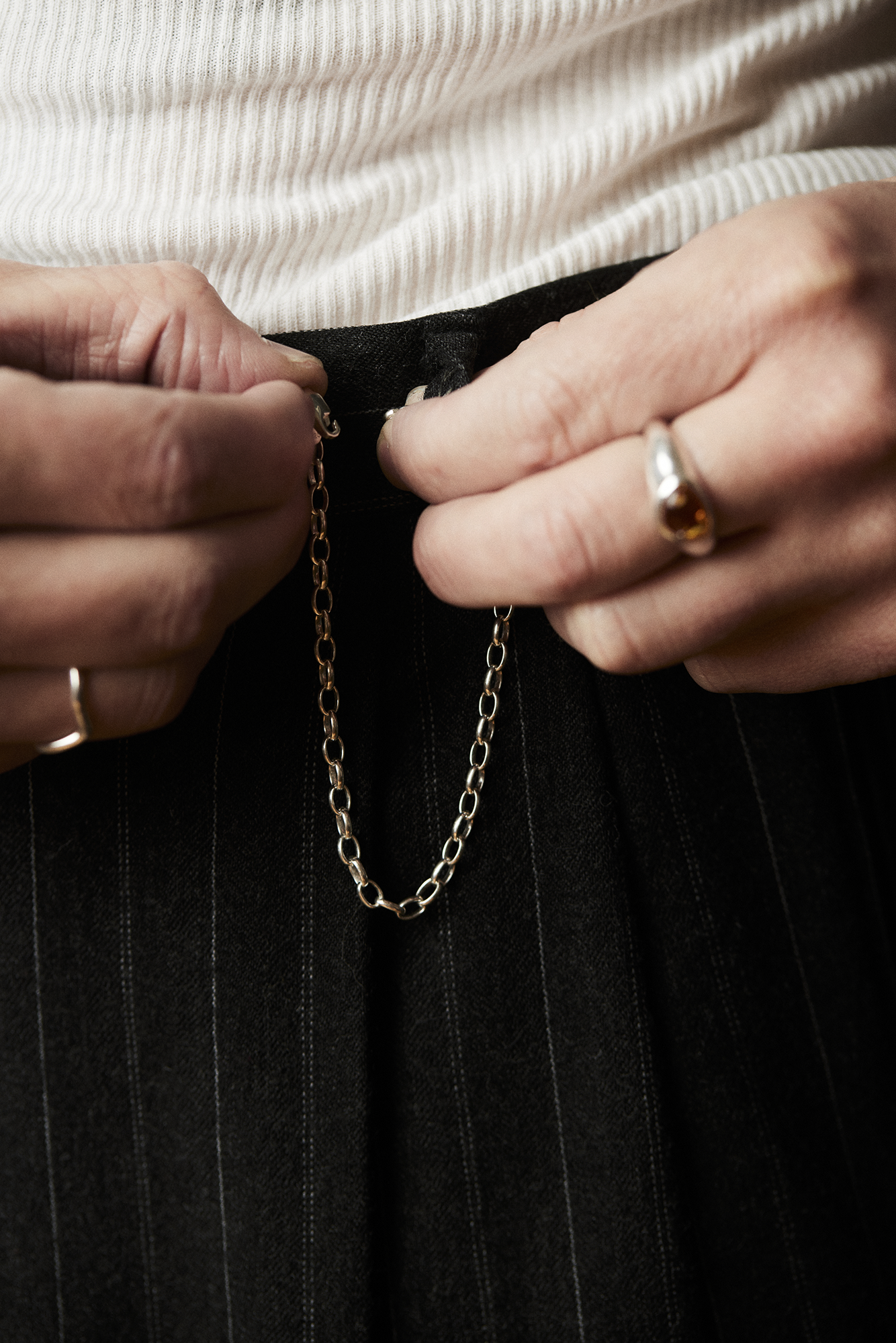 Classic Oval Rolo Chain Bracelet
