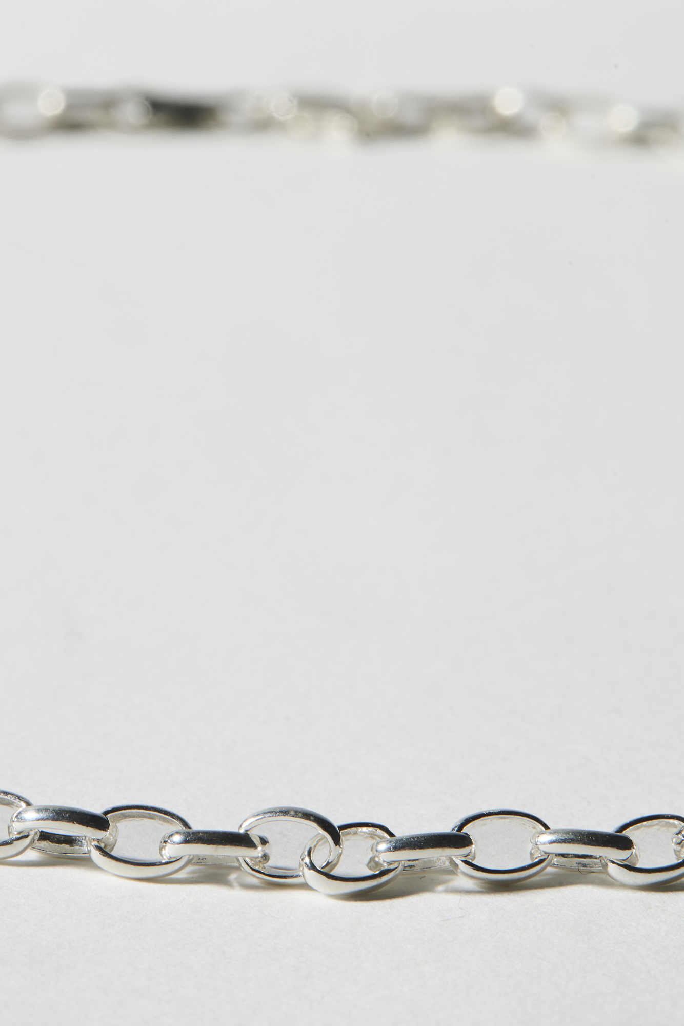 Classic Oval Rolo Chain Bracelet